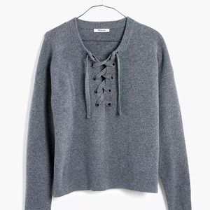 Madewell Laced Wool Sweater